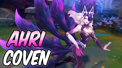 New Coven Ahri Reworked Skin Ahri Visual Update 2023 New Ahri Mid