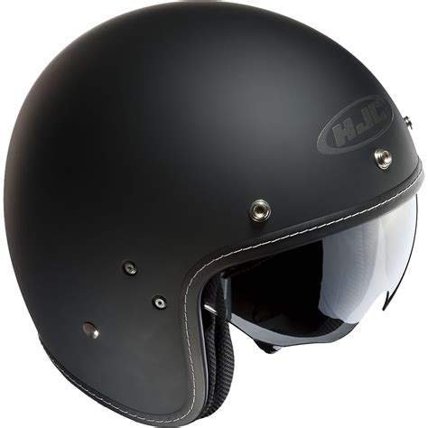 Best selection, low prices & orders over $89 ship free. HJC FG-70s Solid Black Open Face Motorcycle Helmet Retro ...