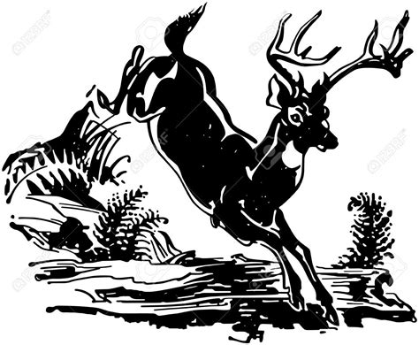 Running Deer Cliparts Stock Vector And Royalty Free Running Deer Illustrations Deer