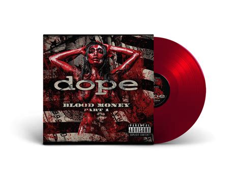 Dope Blood Money Part 1 Lp Opaque Deep Red Vinyl