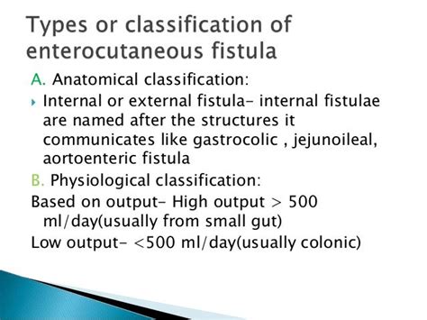 Enterocutaneous Fistula