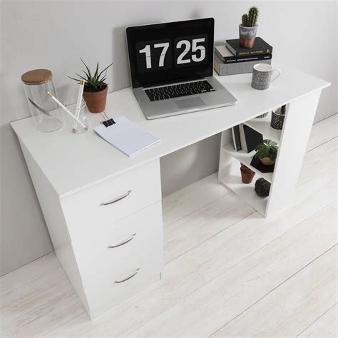 Cheap White Desk With Drawers Mainstays Perkins Desk Multiple Colors