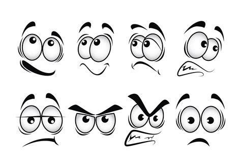 Cartoon Eyes Vector Set 542490 Vector Art At Vecteezy