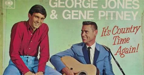 ENTRE MUSICA GEORGE JONES GENE PITNEY It S Country Time Again 1966