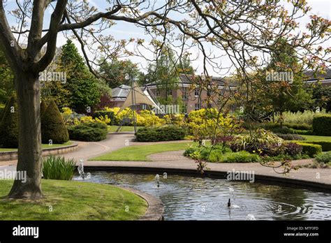 The Millennium Garden On University Park Nottingham England Uk Stock