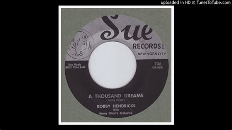 Hendricks Bobby A Thousand Dreams 1958 Youtube