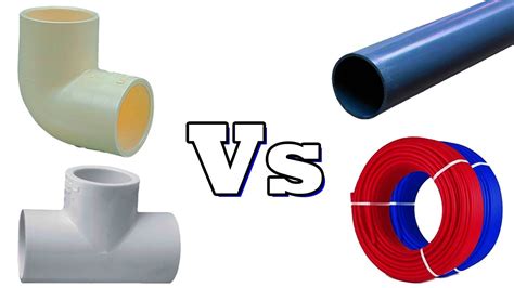 Is there a special compression fitting or will the primer/glue. Difference between PVC cPVC uPVC and PEX - YouTube