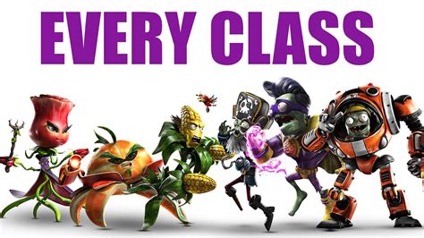 Plants Vs Zombies Garden Warfare 2 All Character Classes And Variants