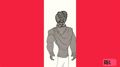 Sikh Cartoon Illustration By Artitya Youtube
