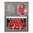 SPORTS Player/Team 7x5/3x5 sports MEMORY MATES Gray cardstock double ...