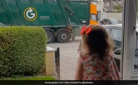 The Little Girl Used To See The Garbage Cart Everyday Then One Day