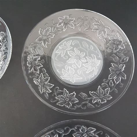 Princess House Fantasia Dessert Plates 8 Inch Set Of 4 Luncheon