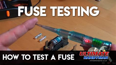 Therefore, if you know that you don't have the skills to do a project right, then you might want to. How to test a fuse - Ultimate Handyman DIY tips - YouTube