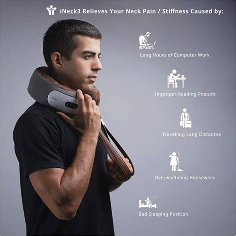 Breo Ineck 3 Wireless Neck Massager With Heat Buy Online At Best Price In Uae Fitness Power House
