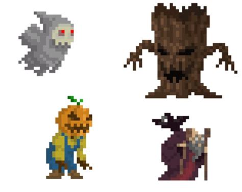 Monsters Pack 1 Enemies Pixel Art Enemiespackmonsterscharacters
