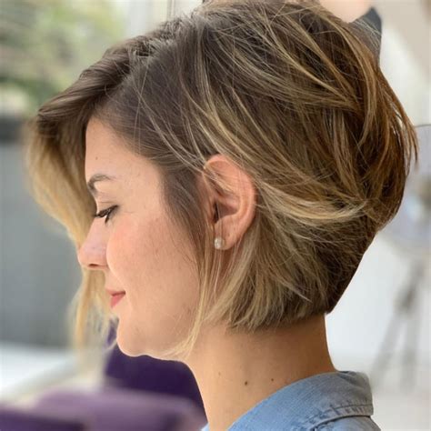 Layered Haircuts For Women Short Hair Cuts For Round Faces Short