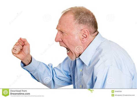 Angry Older Man Stock Photo Image Of Pensioner Angry 39480308