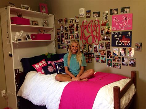 Cute Navy And Pink Dorm Auburn University College Planning And Crafting