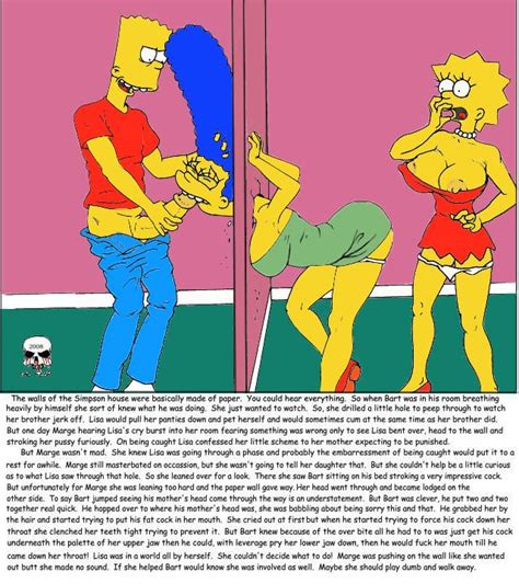 Rule 34 Bart Simpson Caption Female Human Lisa Simpson Male Marge