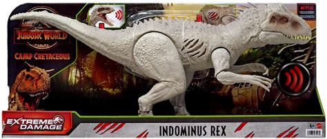 Buy Jurassic World Camp Cretaceous Extreme Damage Indominus Rex 9 5