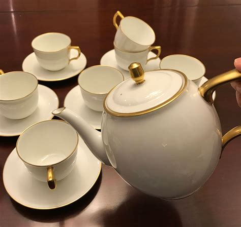 Vintage China Tea Set Oac Okura Fine China Luxury China Service For