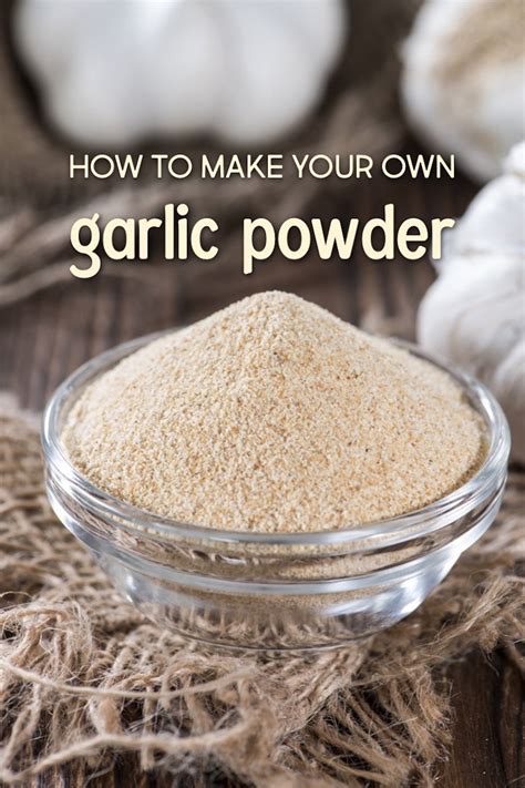 How To Make Garlic Powder Simple And Frugal Tutorial