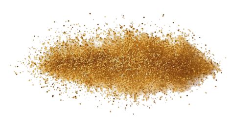 Ai Generated Gold Glitter Texture On Transparent Amber Particles Color