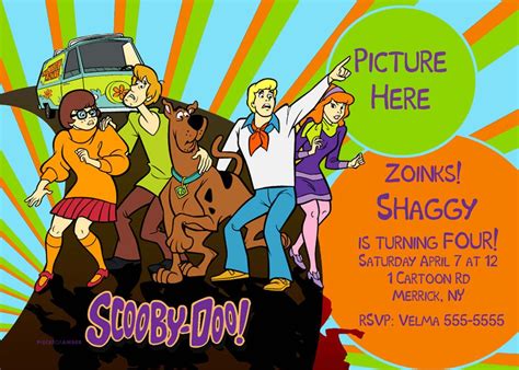 Scooby Doo Birthday Invitations Free Printables