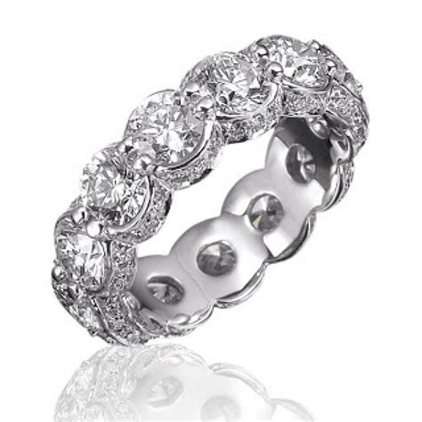 Free shipping and free returns on eligible items. 6.00 ct Ladies Round Cut Diamond Eternity Wedding Band Ring