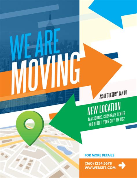 Moving Announcement Flyer Template Postermywall