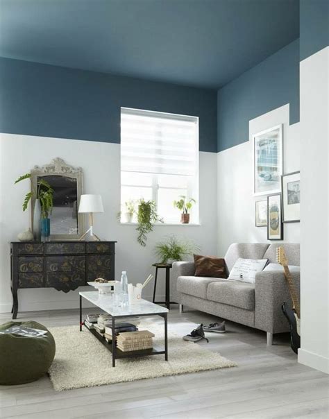 70 Unique Ceiling Design Ideas For Your Living Room Teto Colorido