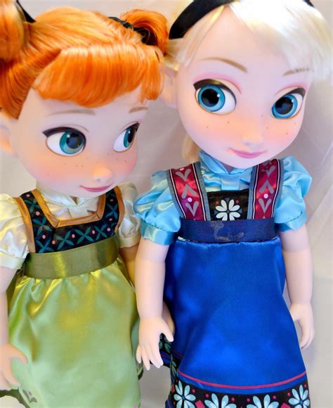 The Doll Grotto Disney Store Anna And Elsa Toddler Dolls