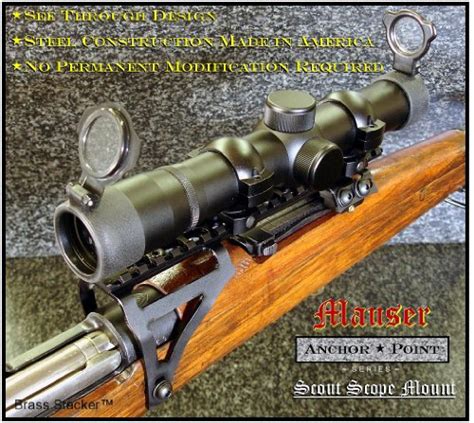 Brass Stacker See Thru Scout Scope Mount And Ncstar 2