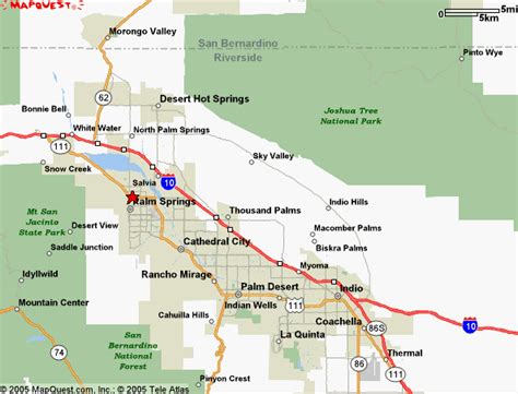 Coachella Valley California Map