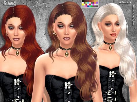 Sintiklia Hair S19 Lana Sims 4 Mod Download Free
