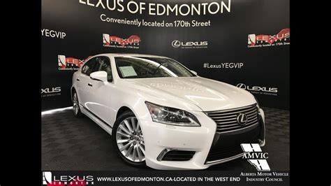 Used White 2013 Lexus Ls 460 Prestige Package Review Sherwood Park