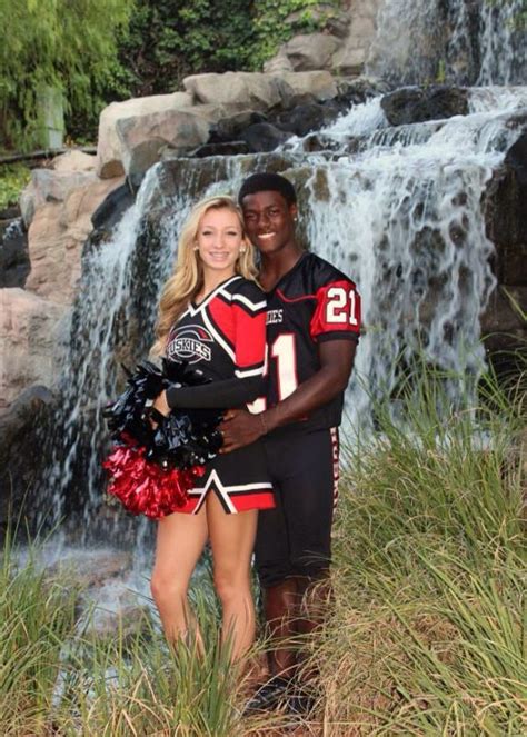 Football Cheer Couples Jjtaylor And Maddy Black Guy White Girl Black