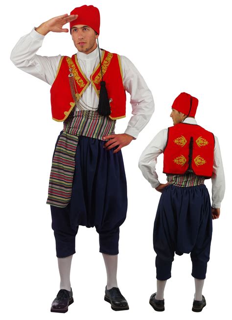 Aegean Islands Embroidered Traditional Greek Costume Greek