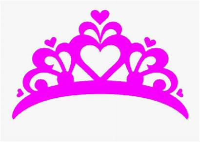 Crown Princess Silhouette Tiara Clipart Pink Heart