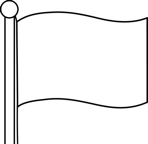 Simple Blank Flag Design Free Clip Art