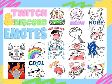 Twitch Emote Base Pack Etsy Canada