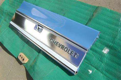 Purchase 1974 74 Chevy Pickup Truck Tailgate W Trim Panel Like Nos