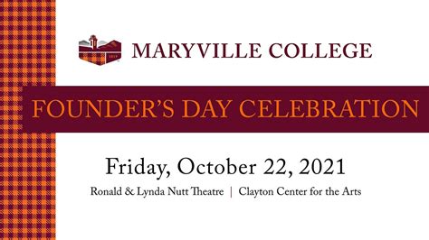 maryville college founder s day 2021 youtube