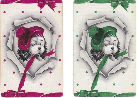 View From The Birdhouse Vintage Playing Cards In Pairs