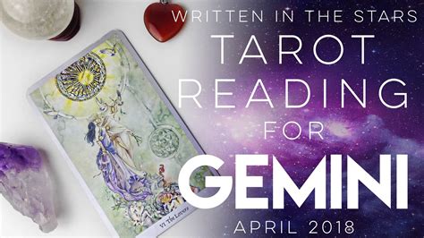 Gemini Tarot Reading April 2018 Youtube