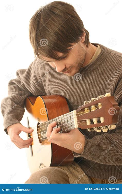 Classical Guitarist Guitar Stock Photo Image Of Adult 12192674