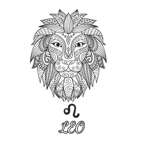 Printable Leo Zodiac Coloring Pages 116 Best Images About Zodiac