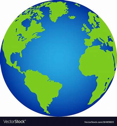 Earth Planet Vector Icon Globe Clipart Illustration
