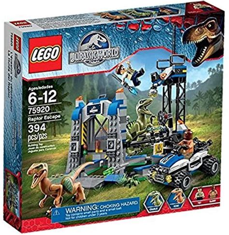 Lego Jurassic Park Jurassic World Raptor Escape Set 75920 Br