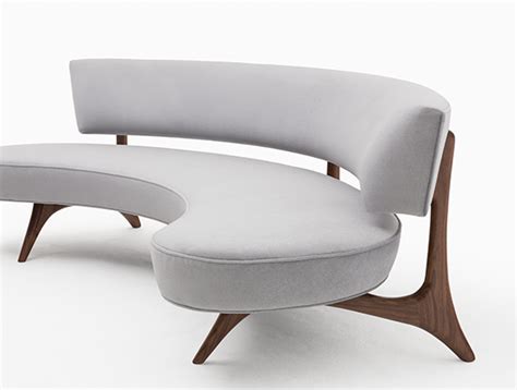 Royalty free 3d model holly hunt vladimir kagan sloane sofa for download as max, obj, and fbx on turbosquid: 3rings | Floating Curved Sofa from Holly Hunt's Vladimir ...